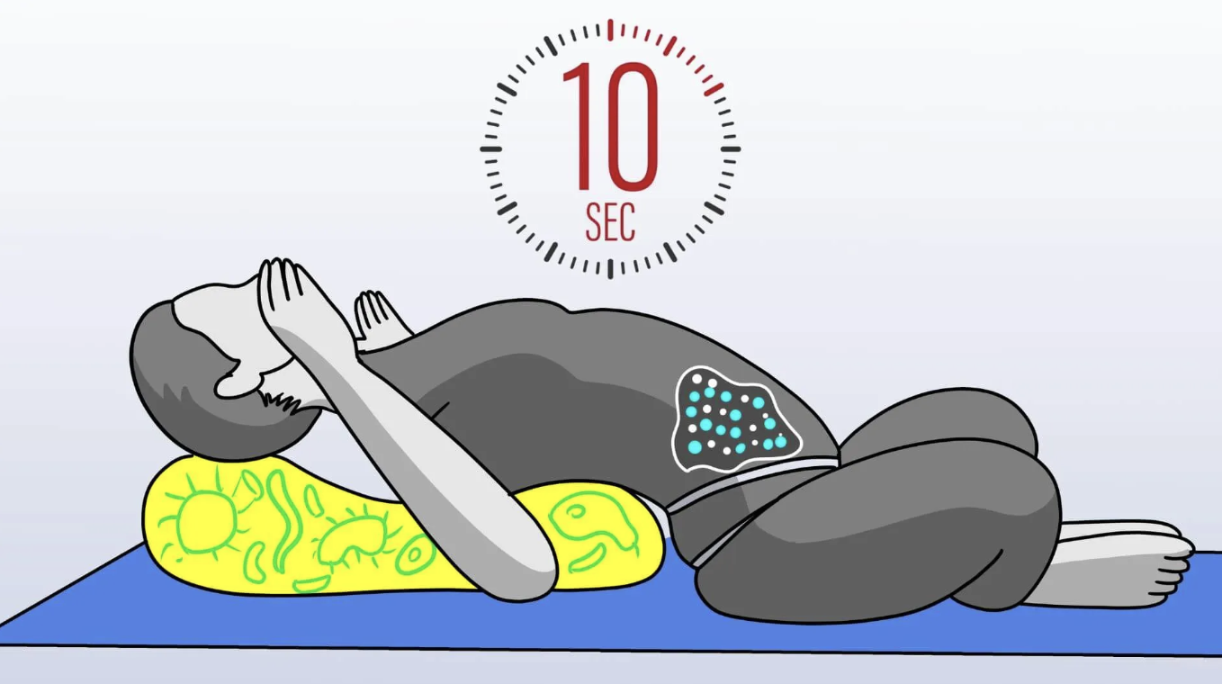 Man experiencing headache and dizziness